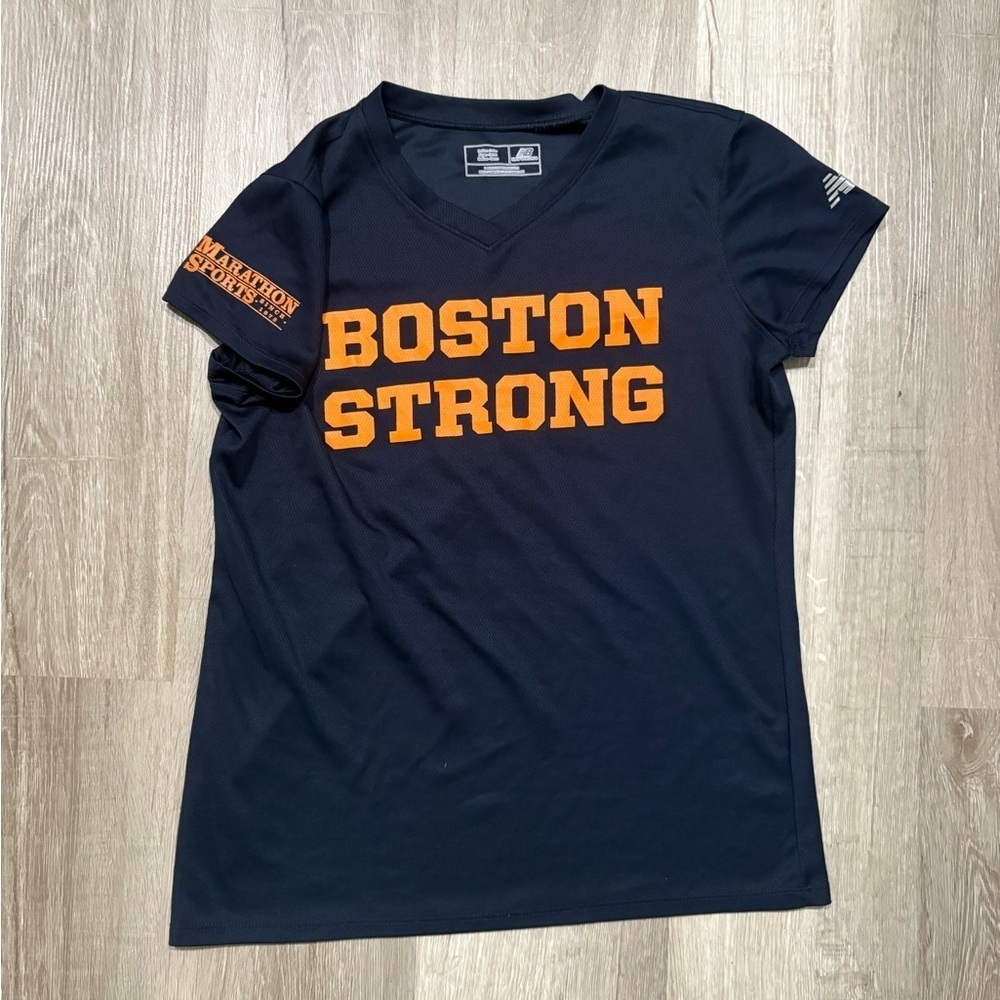 New Balance Navy Boston Strong Women's Tee